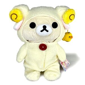 Vintage Plush Rilakkuma in Sheep Outfit from Japan
